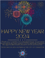 Happy New Year From Mayor Ken Hopkins & The City of Cranston